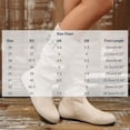 thumbnail image 3 of JUSLIO Boots for Women,Buckle Strap Mid-Calf Round-Toe Slip-on Flat Side Zipper Chelsea Boots, 3 of 9