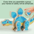 thumbnail image 4 of Magnetic Dinosaur Blocks, Dinosaur Assembly Puzzle, Educational DIY Magnet Building Toy for Kids, Solid Wood Construction, Safe Non-Toxic, Durable and Easy to Assemble, Hands-On Learning Kit, 4 of 6