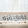 thumbnail image 4 of Ambesonne Moon Throw Pillow Cover 4 Pack, Monochrome Sun and Moon, 24", Black White, 4 of 5