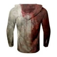 thumbnail image 3 of toraway Mens Shirts Casual Stylish Linen Fall Clothes for Men Male Printed Theme Casual Round Neck Button Bloodstain Pattern Plus Size Shirt Print Solid Color Hoodie Sweatshirt L, 3 of 3