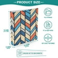 thumbnail image 3 of FORMRS 3 Ring Binder with Pockets 1.5" D-Rings Clip Board 200 Sheets Capacity, Blue Geometric, 3 of 8