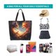 thumbnail image 5 of Fotbe Red And Gray Flame Fox Bolsa Tote Estética de Lona con Estampado para Mujer - Bolsa Reutilizable de Hombro Casual para Vacaciones, Compras, Trabajo y Gimnasio, 5 of 7
