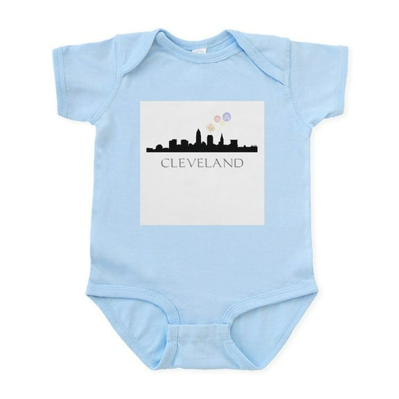 CafePress - Fireworks Over Cleveland Infant Bodysuit - Baby Light Bodysuit, Size Newborn - 24 Months