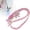 Pink, variant on Horizontal ID Badge Holder with Clip Name Card Protector Wallet