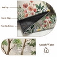 thumbnail image 6 of Runner Rug 2'x6', Spring Forest Animals Washable Non-Slip Hallway Runner Rugs, Floral Botanical Trees Linen Bedside Rugs Floor Mats Carpet Runners for Kitchen Bathroom Laundry Room, 6 of 8