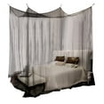 thumbnail image 2 of Dosel para cama con 4 postes Nikou mosquitero tamaño queen y king negro, 2 of 10