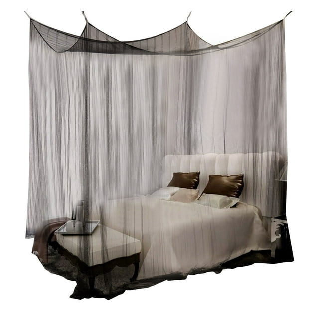 Full Queen Mosquito Net,4 Corner Post Bed Bed Mosquito Net Mosquito Net Top of the Line