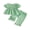 green, variant on Lairauiy Baby Toddler Girls Pants Clothes Set 6 12 18 24 Months 2T 3T 4T Short Puff Sleeve Doll Collar Plaid Tops Pants Summer Outfits