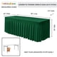thumbnail image 5 of Mantel HolidayIdeas Hunter Green Spandex rectangular de 8 pies, 5 of 8