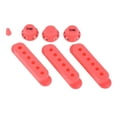 thumbnail image 2 of 6 Hole Single Coil Switch Set, Easy To Install Pickup Covers Knobs Plastic Perfect Replacement Non Fade Match Standard Size Durable  for Servicing, 2 of 8