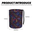 thumbnail image 3 of Honeii Colorful Shells Print Waterproof Car Trash Can,Waterproof Portable Collapsible Trash Can,Garbage Container fits Most Cars,SUVs,and Trucks, 3 of 7