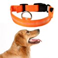 thumbnail image 3 of Greeniant Collar LED de nailon para perros y mascotas, carga USB, antipérdida/para evitar accidentes de coche, Collar de seguridad nocturna para perros, Suministros para perros Naranja SG, 3 of 4