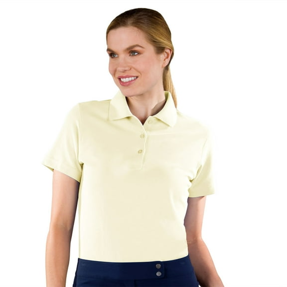 Monterey Club Women's Combed Cotton Solid Pique Golf Polo Shirt #2205