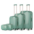 thumbnail image 6 of Jewel Avenue Five-Piece Set Hardside Luggage in Mint by ABQ, 6 of 6