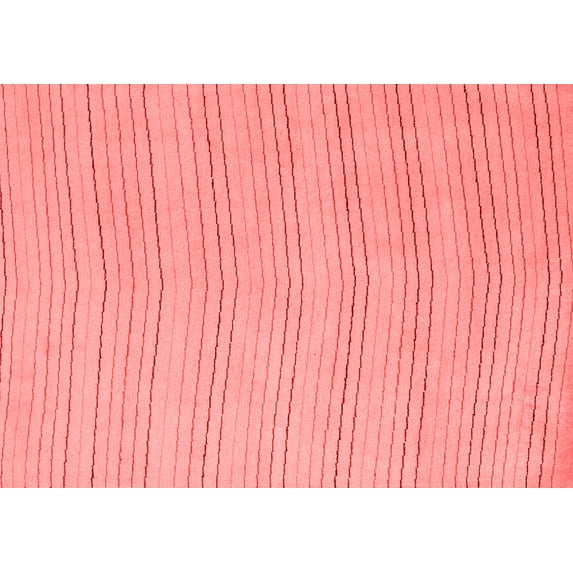 Ahgly Company Indoor Rectangle Solid Red Modern Area Rugs, 3' x 5'