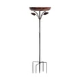 thumbnail image 1 of Metal Bird Bath Feeder Bowl Stand 5 Prongs Base Estaca versátil Herramienta de jardinería para pájaros independientes para el patio trasero al aire, 1 of 9