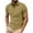 Khaki, variant on fatyb Shirts for Men Collared Short Sleeve T-Shirts Casual Plain Button up Mens Athletic Golf Shirts