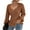 Brown, variant on Long Sleeve Women V-Neck Slim Knit Sweater Pullover Jumper