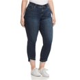 thumbnail image 1 of Jeans ajustados Vince Camuto con dobladillo curvo crudo para mujer azul 24 W, 1 of 2