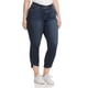 thumbnail image 2 of Vince Camuto Jeans ajustados con dobladillo curvo crudo para mujer, azul, 16W Vince Camuto Ceñido, 2 of 2
