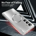 thumbnail image 5 of for Samsung Galaxy Z Fold 7 Case, Front Tempered Glass Screen Protector, Premium PC Protective Phone Cover, Luxury Glossy Shockproof Hinge Protection, for Samsung Galaxy Z Fold 7, Silver, 5 of 6