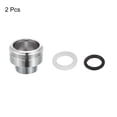 thumbnail image 4 of Grifo Adaptador, 2uds 32mm x 6mm Macho Rosca a 22 mmx8mm Macho Rosca Latón Grifo Aireador Conector para Cocina Baño Fregadero, 4 of 6