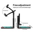 thumbnail image 3 of WIRESTER Black Foldable Phone Stand for Desk, Adjustable Portable Cell Phone Holder for iPhone 17, 16, 15, 14 and Android Smartphones - Christian Bible Verses Philippians 4:13, 3 of 6