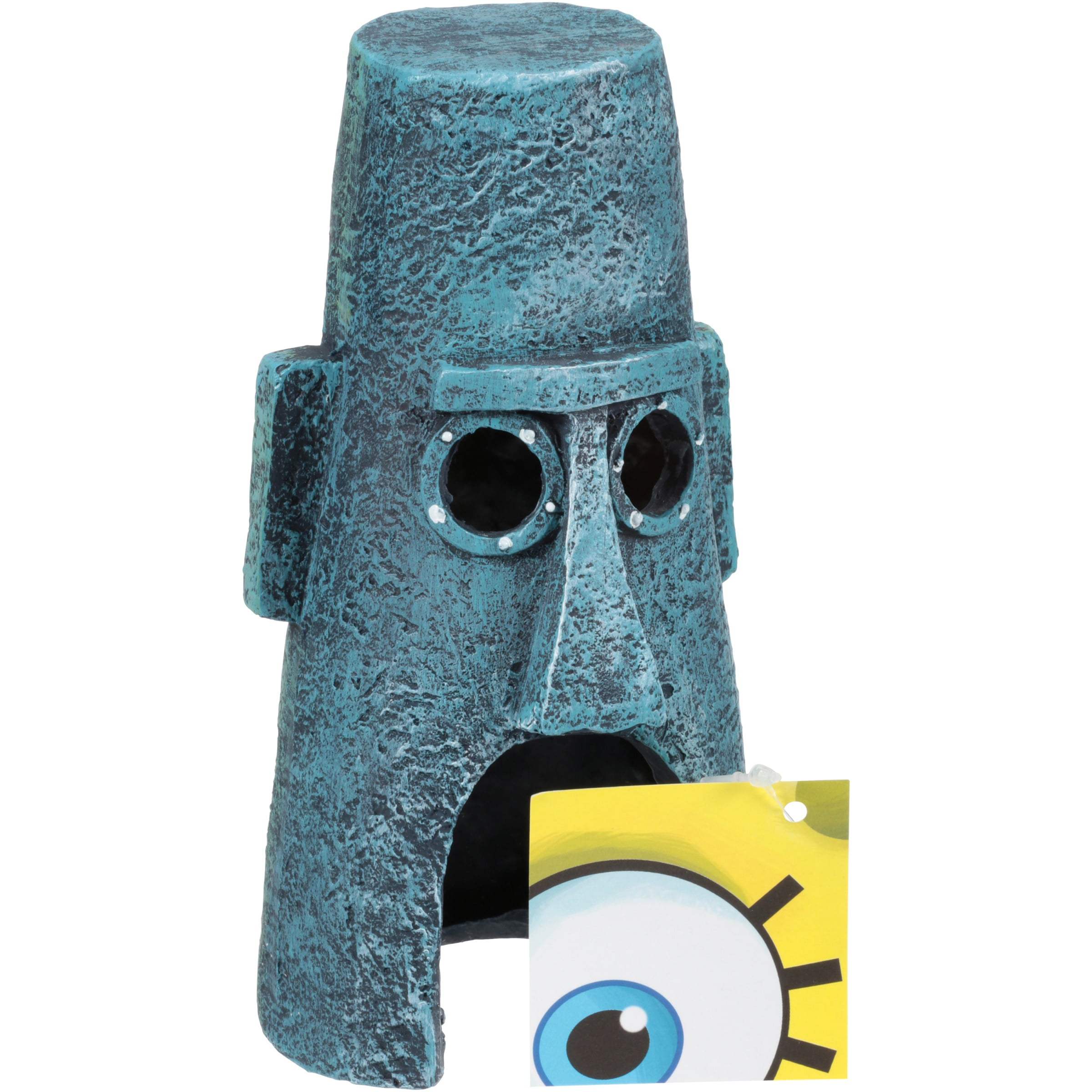 Penn-Plax Spongebob Squarepants Squidwards Easter Island Home - Aquarium Decor - Resin 6"H