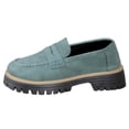 thumbnail image 1 of Mocasines Cómodos para Zapatos Suela Gruesa Mujer Combinados Uso Diario, 1 of 9