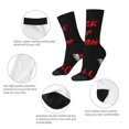 thumbnail image 4 of Lukts Happy Halloween2 Pattern Womens Crew Soft Moisture-wicking Socks,Moisture Control Crew Socks,Mid Calf Socks, 4 of 6