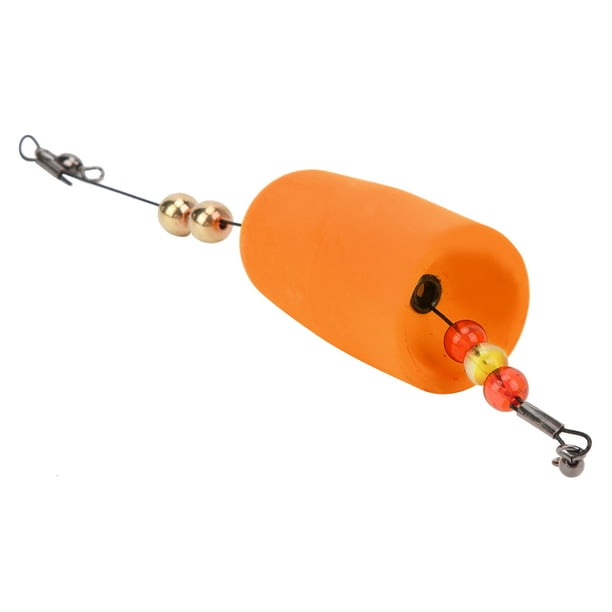 Fish Drift, Fishing Floats Steel Wire Bright Colors Copper Beads  Counterweight Foam For Fishing Yellow,Orange