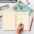 thumbnail image 5 of Wirebound Notebook Hardcover Spiral Notebooks Cute Otter Pattern, 60 Pages, 80 GSM, 5.7 x 8.3in, 5 of 7
