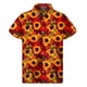 thumbnail image 3 of Camisa con estampado 3D de girasoles a la moda para hombre, camisas hawaianas con estampado floral, blusa de manga corta con botones y solapa de estilo urbano para mujer, 3 of 5