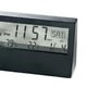 thumbnail image 5 of Reloj despertador LED de noche, exquisita pantalla de fecha compacta, dormitorio multifunción negro transparente, 5 of 5