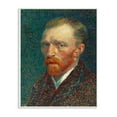 thumbnail image 1 of The Stupell Home Decor Collection Vincent Van Gogh Self Portrait Post Impressionist Painting Wood Wall Art, 1 of 5