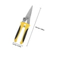 thumbnail image 2 of BESTYASH Metal Sheet Shear Iron Sheet Cutter Integral Molding Yellow 1Pack, 2 of 8