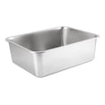 thumbnail image 4 of GROWTH TANK Cat And Rabbit Toilet Made of Stainless Steel, High Sides, Multifunctional, Smooth Surface And Easy to Clean, Scratch-Resistant, Rounded Corners, 45x35x15cm, 4 of 9
