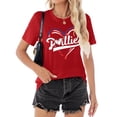 thumbnail image 3 of Remera Talovee Baseball Mom para Mujeres Roja Talle XL, 3 of 6