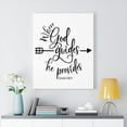 thumbnail image 2 of Scripture Walls Isaiah 58:11 Where God Guides Bible Verse Canvas Christian Wall Art Ready to Hang Unframed, 2 of 13