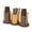Gold, variant on 3-in-1 Walnut Coffee Bar Organizer with Dual Cup Dispenser, Paper Cup Holder and Storage Caddy for Office and Bathroom, Black