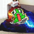 Cartoon Unspeakable Blanket Super Soft Flannel Fleece Blankets for