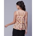 thumbnail image 3 of Moomaya Printed Sleeveless Tops For Women, Square Neck Strap Shoulder Summer Tank Tops, 3 of 9
