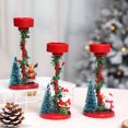 thumbnail image 2 of Adornos navideños transfronterizos, árbol de Navidad de resina para escritorio, candelabro de anciano, adornos para fiestas navideñas, 2 of 4