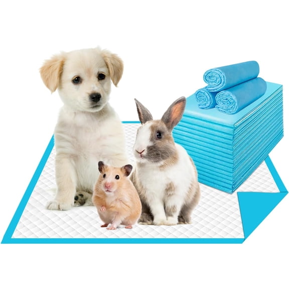 Disposable Puppy Pads | UltraAbsorbent Pee Pads for Dogs | 100 Dog Pads | 18" x13" | Leak-Proof Dog Training Pads | Pet Supplies | Dog Essentials | Quick-Dry Wee Wee Pads for Dogs Cats Rabbit Parrot