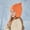 Orange, variant on Baby Girl Winter Hat Soft Knit Beanie Warm Hat for Kids Hats for Baby Girls Toddler Beanie