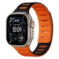 thumbnail image 2 of moogdieeo Luxury Designer Rugged Bands Compatible with Apple Watch Ultra 2 Band 49mm 46mm 45mm 44mm,Sport Soft Silicone Waterproof Strap for iWatch Ultra Series 10 9 8 7 6 5 4 SE Men Women, 2 of 22