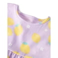thumbnail image 5 of Garanimals Newborn, Baby & Toddler Girl Cotton 2-Piece Set, Short-Sleeve Dress & Biker Shorts, Sizes 0-6T, 5 of 8