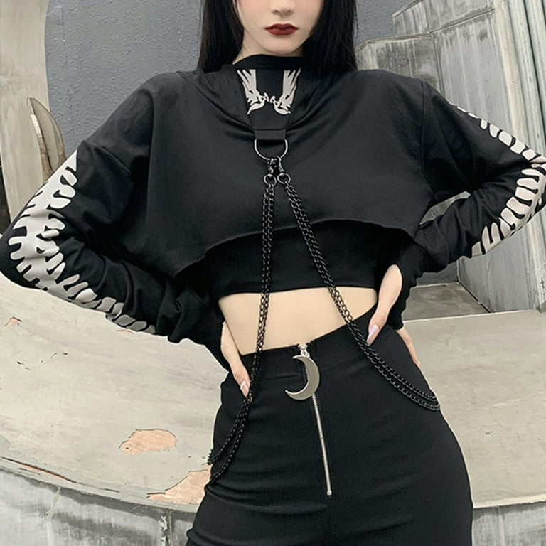 Barbed Wire Crop Top / Long Sleeve - Designed By Squeaky Chimp T-shirts &  Leggings
