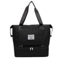 thumbnail image 1 of Bolsa deportiva grande para hombres y mujeres, bolsa de viaje plegable, bolsas deportivas impermeables con compartimento para ropa mojada y compartimento para zapatos, bolso de hombro ligero para G, 1 of 5