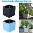 thumbnail image 1 of Pot à Fleurs Irrigation Automatique d'Absorption d'Eau avec Récipient d'Eau pour Plante Verte Succulente, 1 of 7